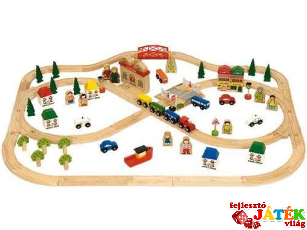 Fa vasút - Fejlesztő Játék Világ