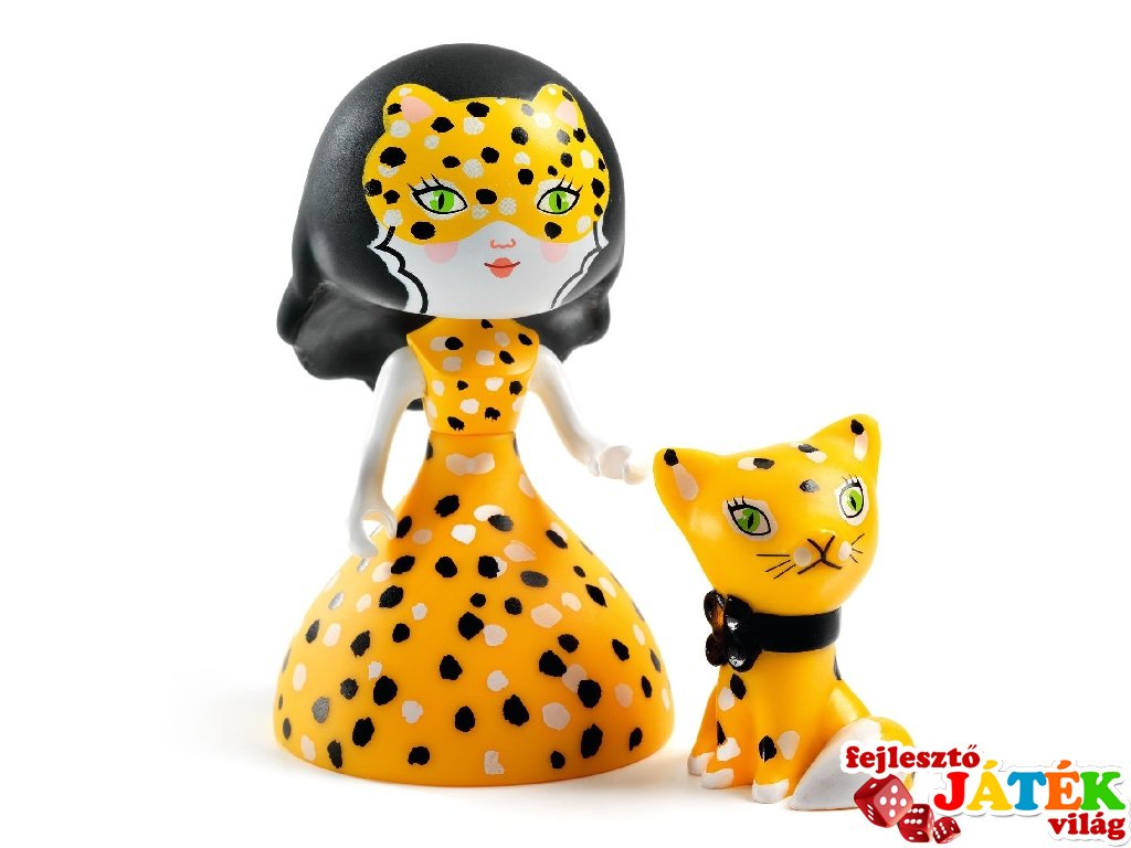 Arty Toys, Féline & Léo Djeco hercegnő figura párduccal - 6791