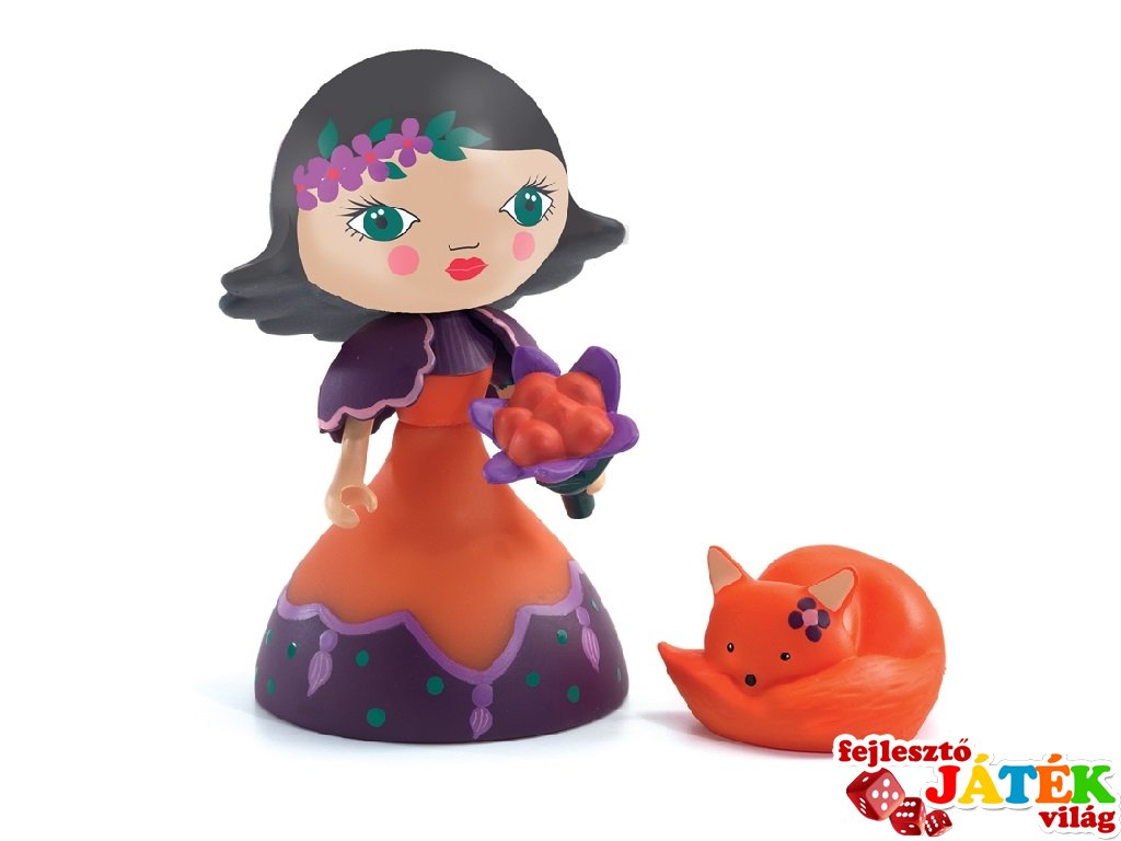Arty Toys, Oya & Fox Djeco hercegnő figura rókával - 6782