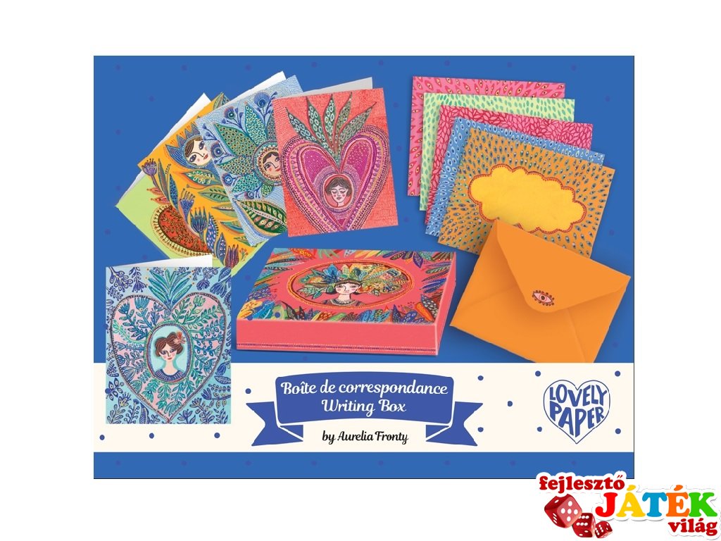 Aurelia levélíró készlet, Djeco Lovely paper kreatív szett - 3608
