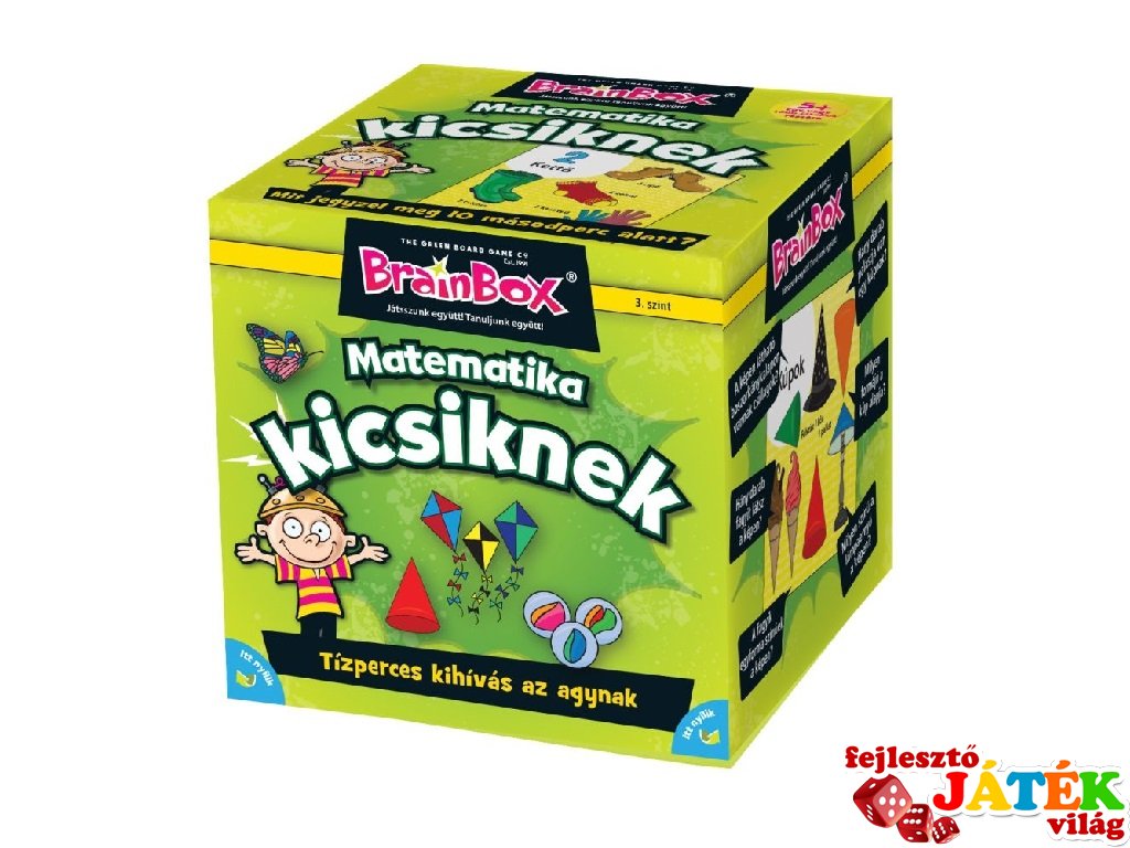 Brainbox, Matematika kicsiknek (memóriafejlesztő kvíz társasjáték, 5-99 év)