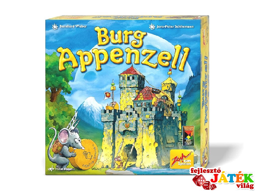 Burg Appenzell - izgalmas agytorna, díjnyertes családi társasjáték (8-99 év)