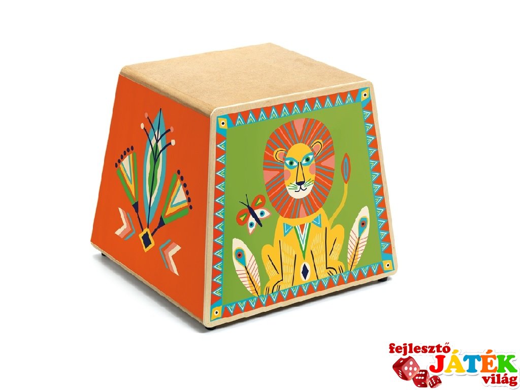 Cajón perui dobozdob, Djeco fa játékhangszer - 6014 (4-8 év)