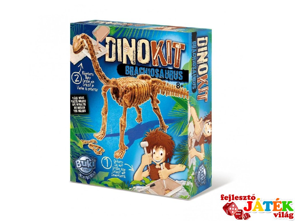 Dínó felfedező készlet, Brachiosaurus, Buki tudományos játék (8-14 év)
