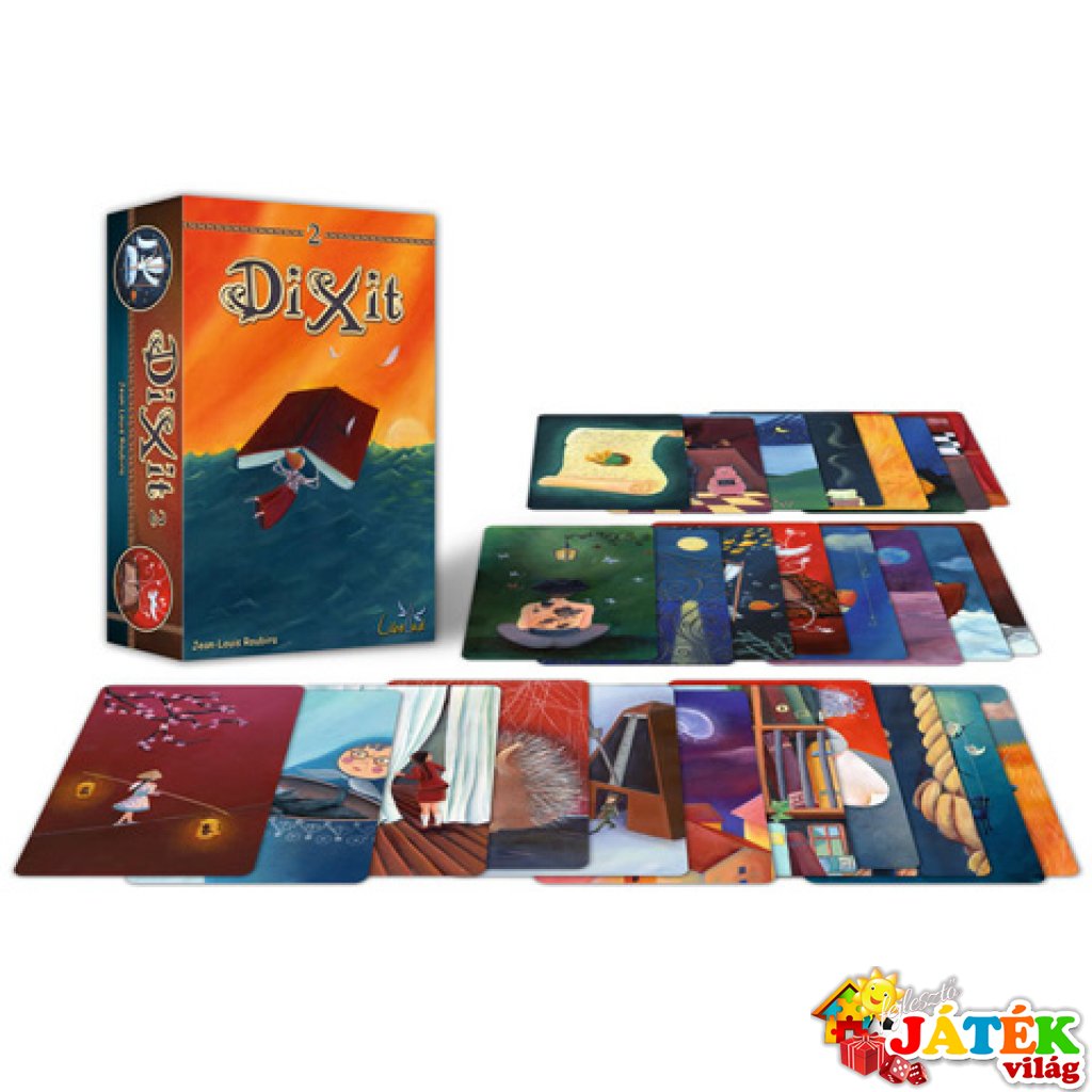 Dixit 2., Kalandok (a legnépszerűbb családi-, és partijáték kiegészítő része, 8-99 év)