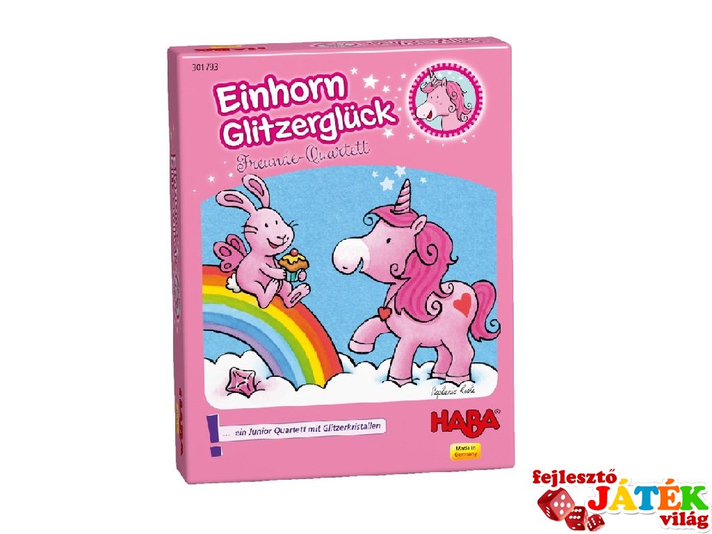 Egyszarvú és barátai kvartett (Haba, fémdobozos kártyajáték, 4-8 év)