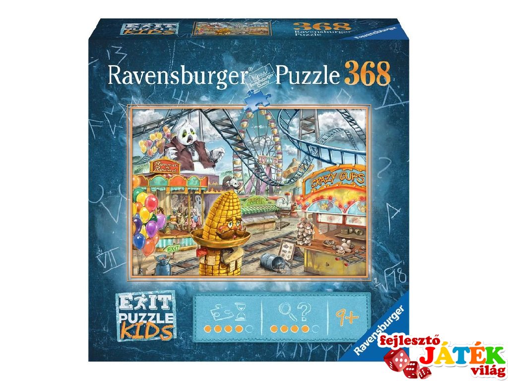 Exit puzzle Kids Vidámpark, 368 db-os nyomozós kirakó (9-12 év)