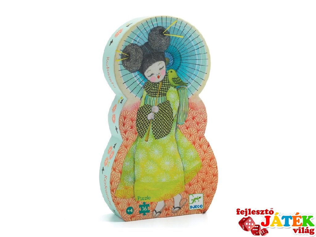 Formadobozos puzzle Kokeishi, Djeco 36 db-os kirakó - 7236 (3-5 év)