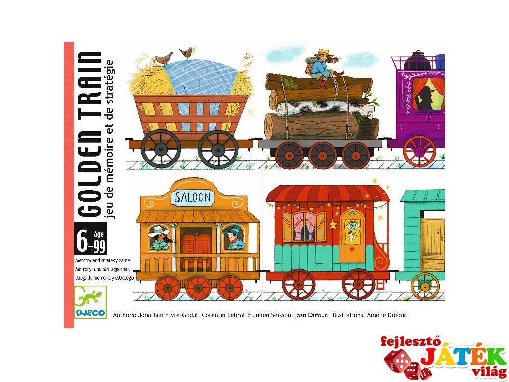 Golden Train Arany vonat, Djeco stratégiai kártyajáték - 5084 (6-99 év)
