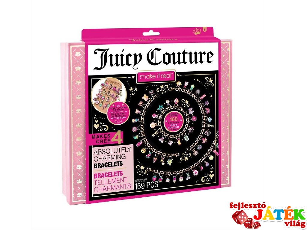 Juicy Couture Elbűvölő láncok, ékszerkészítő kreatív szett (MIR4414, 8-16 év)