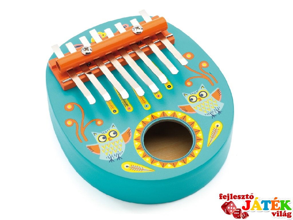 Kalimba (Djeco, 6019, fa játékhangszer, 4-8 év)