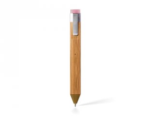 3 az 1-ben radírozható könyvjelző toll Wood