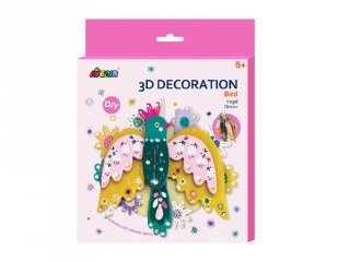 3D dekorációs puzzle Madár, kirakó és szobadekoráció egyben (Avenir, 5-8 év)