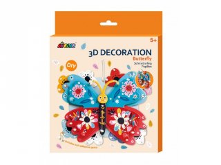 3D dekorációs puzzle Pillangó, kirakó és szobadekoráció egyben (Avenir,215068,  5-8 év)