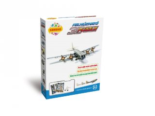 3D Puzzle, Bombázó (HW, felhúzható kirakó, 5-9 év)