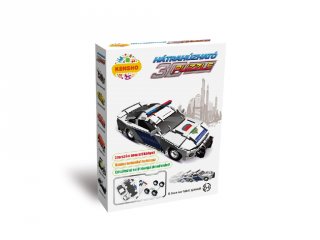 3D Puzzle, Rendőrautó (HW, felhúzható kirakó, 5-9 év)