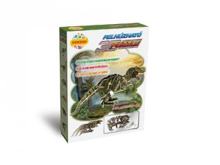 3D Puzzle, T-Rex (HW, felhúzható kirakó, 5-9 év)