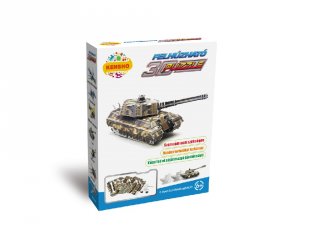 3D Puzzle, Tank (HW, felhúzható kirakó, 5-9 év)