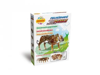 3D Puzzle, Tigris (HW, felhúzható kirakó, 5-9 év)