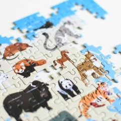 500 db-os oktató puzzle, A világ állatai (Poppik, 7-12 év)