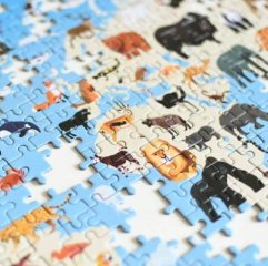 500 db-os oktató puzzle, A világ állatai (Poppik, 7-12 év)