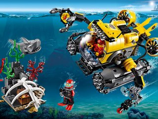 60092, Deep Sea Submarine (Lego city, Mélytengeri tengeralattjáró, 6-12 év)