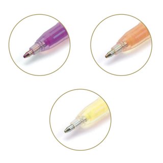 6 színű színváltó pasztell gél toll készlet, Djeco kreatív szett - 3758