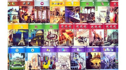 7 Csoda - 7 Wonders, 2021-es kiadás (kártyás stratégiai társasjáték, 10-99 év)