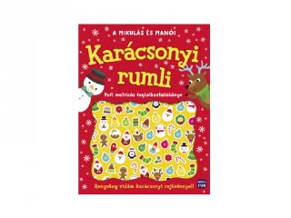 A mikulás és manói Karácsonyi rumli, matricás foglalkoztató füzet (MO, 3-6 év)