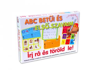 ABC betűinek és első szavaim gyakorlása feladatkártyákkal (647/02, írás gyakorlására, 5-7 év)