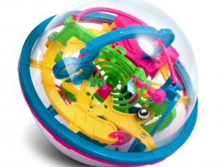 Addictaball 13, Ügyességi golyólabirintus (100 pályaszakasszal, 13 cm, 6-99 év) 