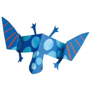 Akvarell festő készlet és origami Dinoszauruszok, kreatív szett (231880, Avenir, 3-6 év)