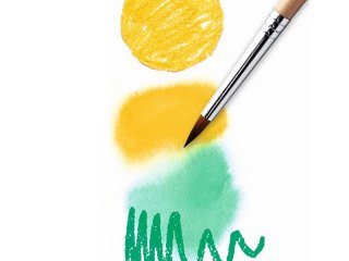 Akvarell színes ceruza (Djeco, 9754, 24 db-os kreatív készlet, 5-12 év)