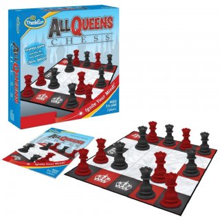 All Queens Chess (Thinkfun, 3450, sakk szerű játék, csak királynő bábukkal, 8-99 év)