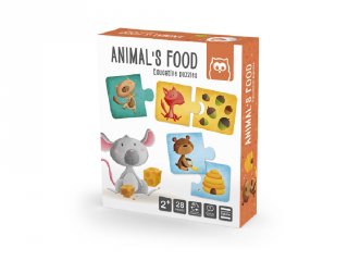 Állatok eledele, Montessori párosító puzzle (2-4 év)