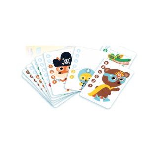 Állatok viadala, kisebb-nagyobb felismerő kártyajáték gyerekeknek (3-6 év)