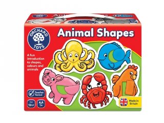 Animal shapes, Állatok és alakzatok Orchard Toys formakereső bébijáték (OR021)