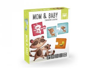 Anya és kicsinye, Montessori párosító puzzle (2-4 év)
