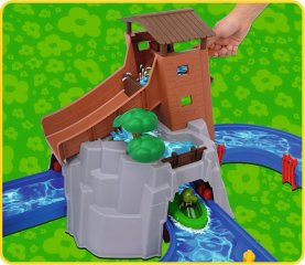 Aquaplay kalandország vízijáték szett, 69 részes építőjáték, fürdőjáték (3-7 év)