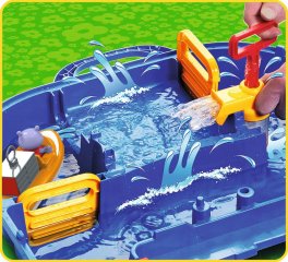 Aquaplay vízikaland játék szett, 62 részes építőjáték, fürdőjáték (3-7 év)