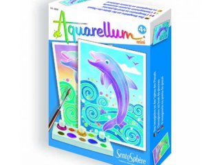 Aquarell mini festőkészlet, Delfin (SentoSphére, kreatív festőkészlet, 4-10 év) 