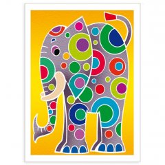 Aquarell mini festőkészlet, Elefánt (SA6001, Sentosphere, kreatív festőkészlet, 4-10 év) 