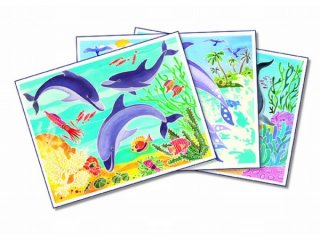 Aquarell nagy festőkészlet, Delfin (SentoSphére, kreatív festőkészlet, 8-99 év) 