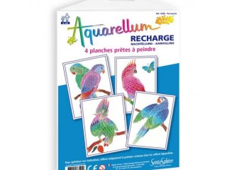Aquarell pótlapok, Papagájok (SentoSphére, pótlap az aquarell kreatív festőkészleteihez, 5-99 év) 