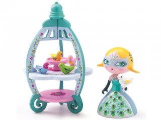 Arty Toys, Colomba & Ze birdhouse (Djeco, 6763, hercegnő figura madárházzal, 3-12 év)