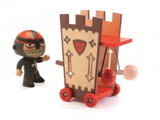 Arty Toys, Darius a faltörő (Djeco, 6736, lovag figura faltörő kossal, 3-12 év)