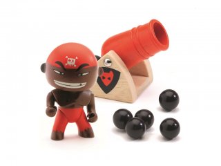 Arty Toys, Djambo, az ágyús (Djeco, 6831, kalóz figura ágyúval, 3-12 év)