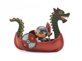 Arty Toys, Drack vikinghajóval (Djeco, 6818, szerepjáték fiúknak, 3-10 év)