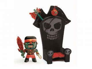 Arty Toys, Kyle és a trónja (Djeco, 6813, kalóz figura trónnal, 3-12 év)