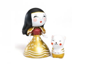 Arty Toys, Mona & Moon Djeco hercegnő figura cicával - 6785